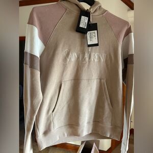 Men’s Saint Laurent cotton hoodie size medium, made in Italy